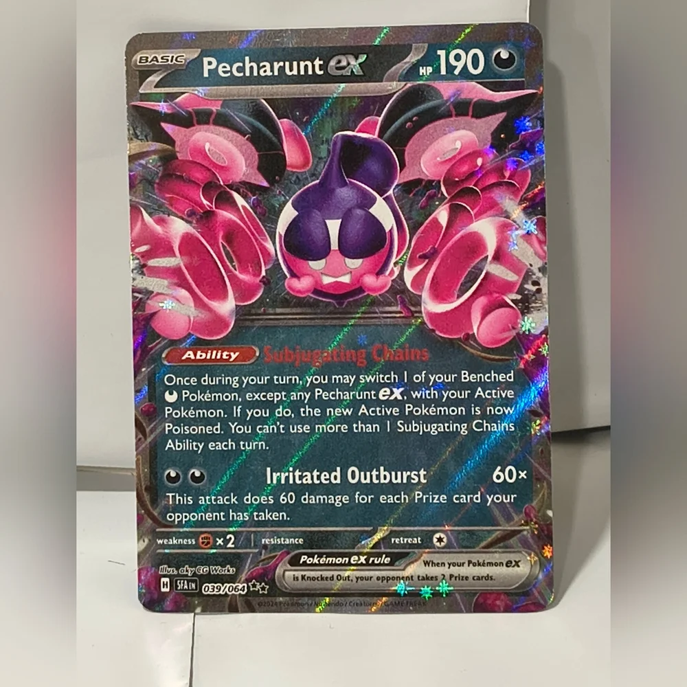 Pecharnut EX Holographic Trading Cards  Set sealed Promo Card